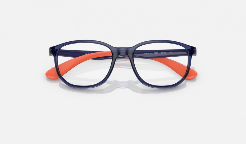 Ray Ban RB1619 Optics Kids' Eyeglasses Blue | 63842-DAQO