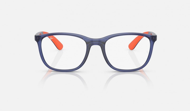 Ray Ban RB1620 Optics Kids' Eyeglasses Blue | 28379-VFQD