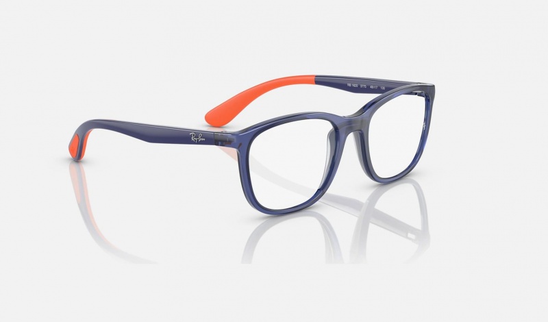 Ray Ban RB1620 Optics Kids' Eyeglasses Blue | 28379-VFQD