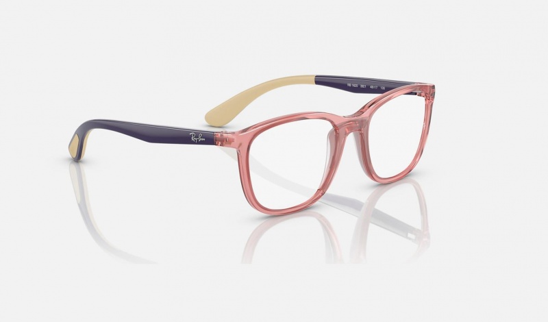 Ray Ban RB1620 Optics Kids' Eyeglasses Pink | 40857-NPFJ