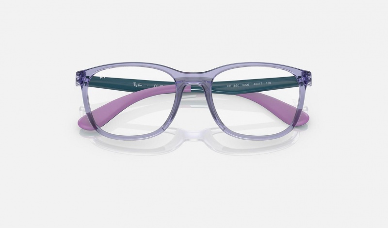 Ray Ban RB1620 Optics Kids' Eyeglasses Purple | 10542-INCL