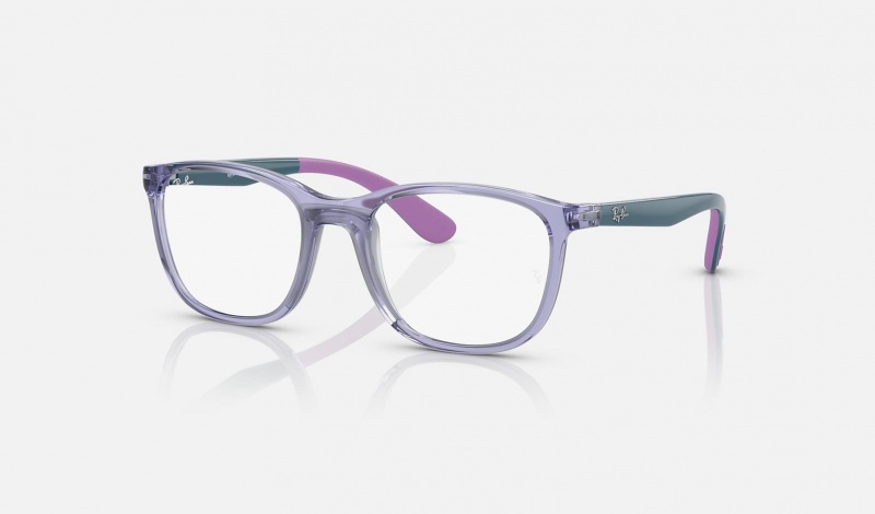 Ray Ban RB1620 Optics Kids\' Eyeglasses Purple | 10542-INCL