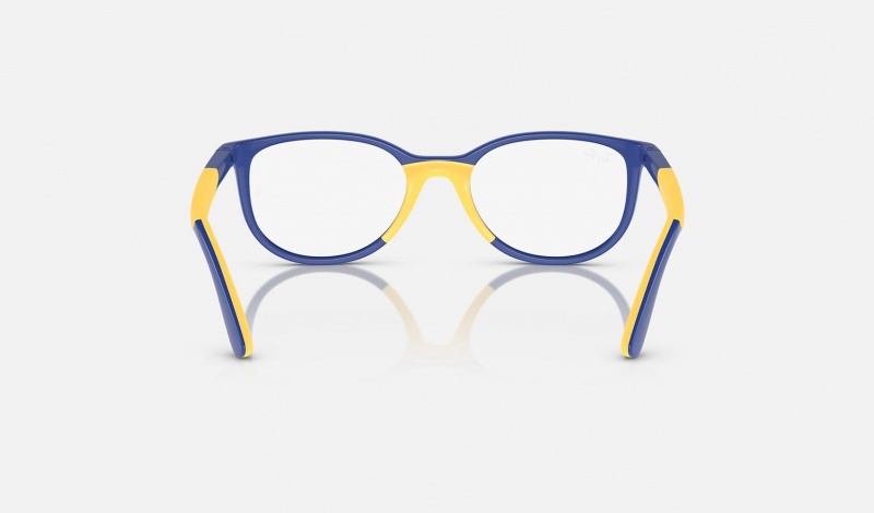 Ray Ban RB1622 Optics Bio-based Kids' Eyeglasses Blue | 63847-WJBG