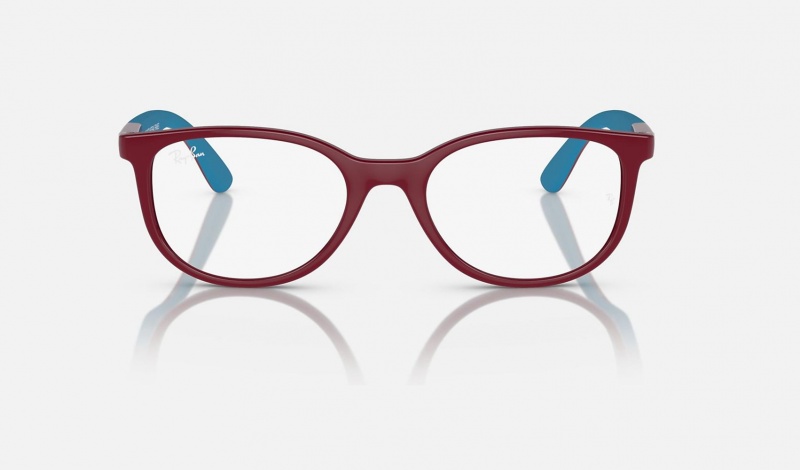 Ray Ban RB1622 Optics Bio-based Kids' Eyeglasses Burgundy | 02784-VILQ