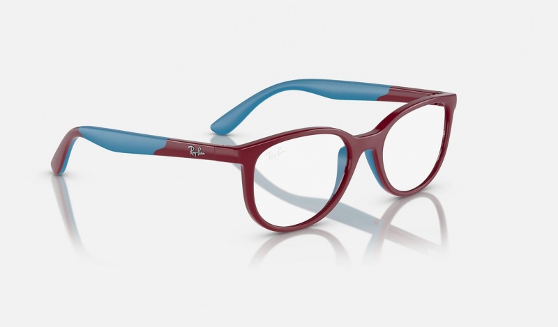 Ray Ban RB1622 Optics Bio-based Kids' Eyeglasses Burgundy | 02784-VILQ