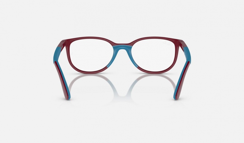 Ray Ban RB1622 Optics Bio-based Kids' Eyeglasses Burgundy | 02784-VILQ