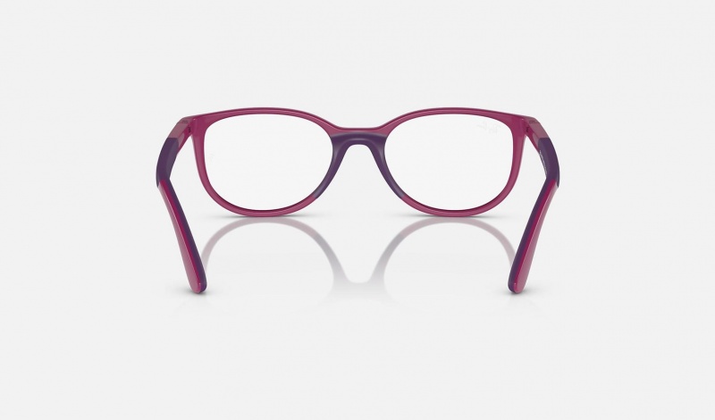 Ray Ban RB1622 Optics Bio-based Kids' Eyeglasses Pink | 14396-GURA