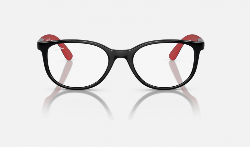 Ray Ban RB1622 Optics Bio-based Kids' Eyeglasses Black | 09235-NZQM