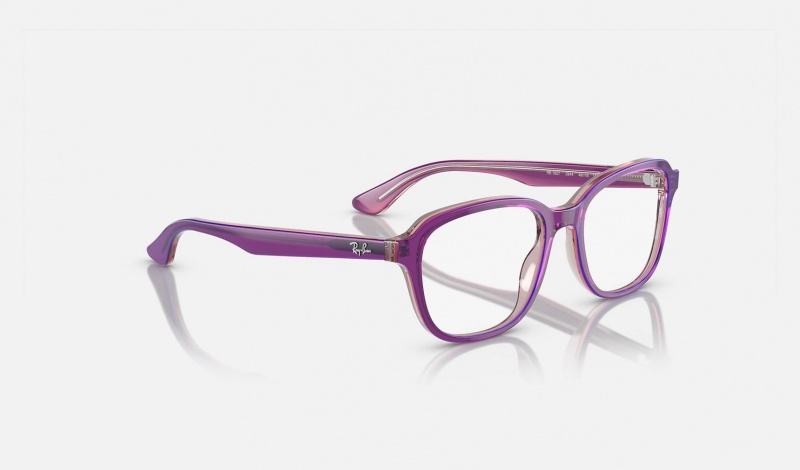 Ray Ban RB1627 Optics Kids' Eyeglasses Purple | 84206-PKWO