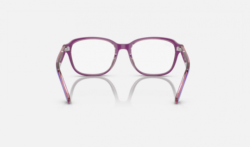 Ray Ban RB1627 Optics Kids' Eyeglasses Purple | 84206-PKWO