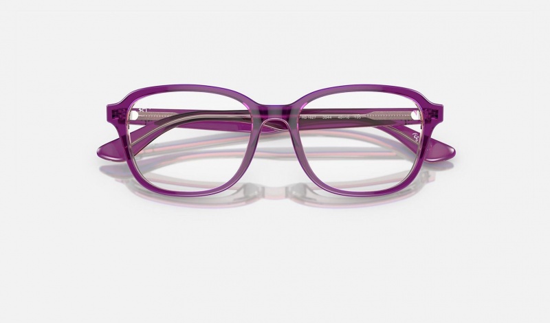 Ray Ban RB1627 Optics Kids' Eyeglasses Purple | 84206-PKWO