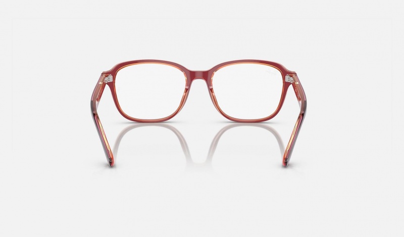 Ray Ban RB1627 Optics Kids' Eyeglasses Red | 48503-SADK