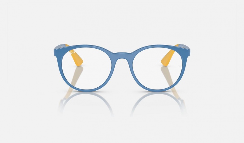 Ray Ban RB1628 Optics Bio-based Kids' Eyeglasses Blue | 61283-VBGD