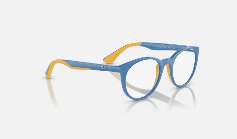 Ray Ban RB1628 Optics Bio-based Kids' Eyeglasses Blue | 61283-VBGD