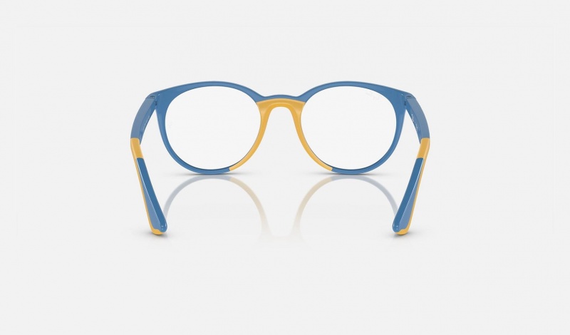 Ray Ban RB1628 Optics Bio-based Kids' Eyeglasses Blue | 61283-VBGD