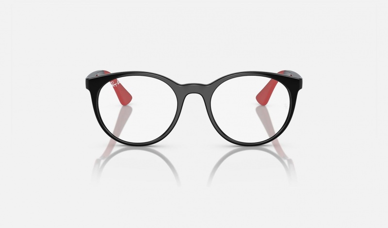 Ray Ban RB1628 Optics Bio-based Kids' Eyeglasses Black | 30415-JEHP