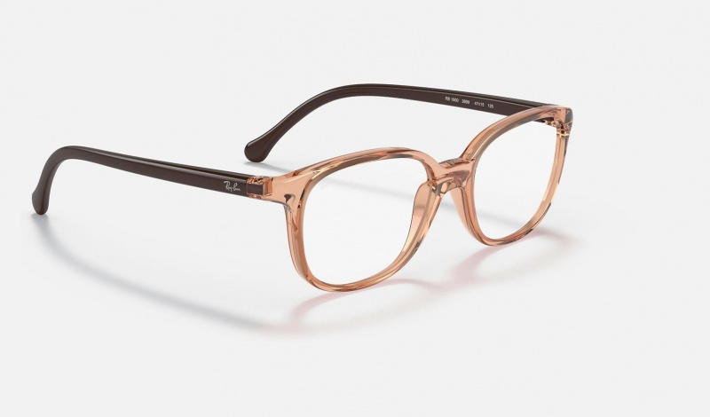 Ray Ban RB1900 Optics Kids' Eyeglasses Brown | 57061-JMPK