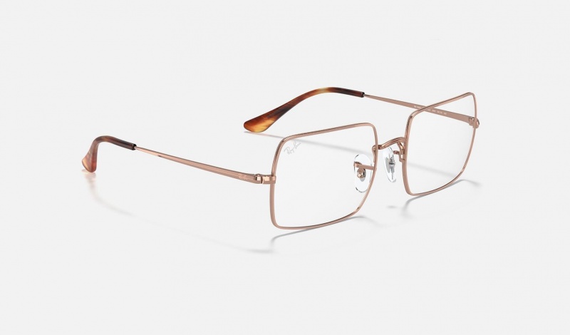 Ray Ban RB1969v Rectangle Men's Eyeglasses Copper | 16532-VZIU