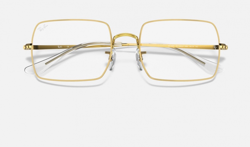 Ray Ban RB1969v Rectangle Men's Eyeglasses Gold | 04761-VRPW