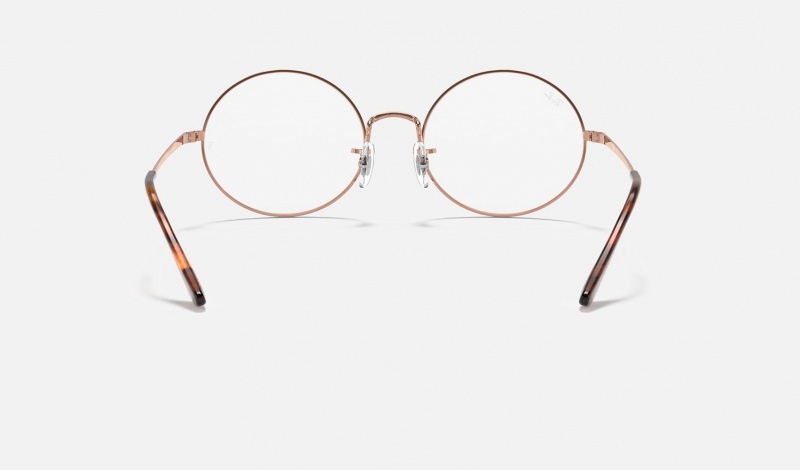 Ray Ban RB1970v Oval Women's Eyeglasses Copper | 30497-MJKF