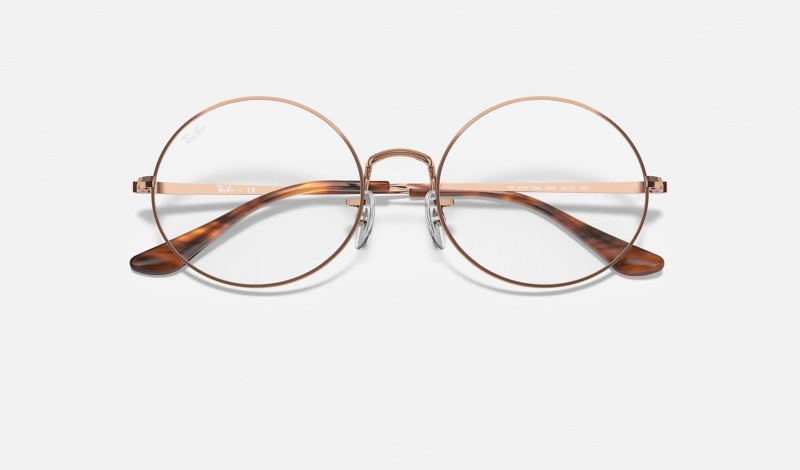 Ray Ban RB1970v Oval Women's Eyeglasses Copper | 30497-MJKF