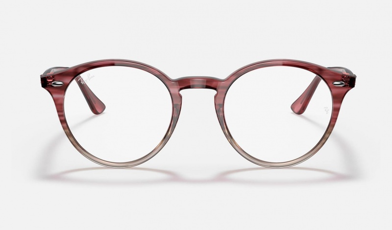 Ray Ban RB2180v Optics Men's Eyeglasses Burgundy | 05813-WLTZ