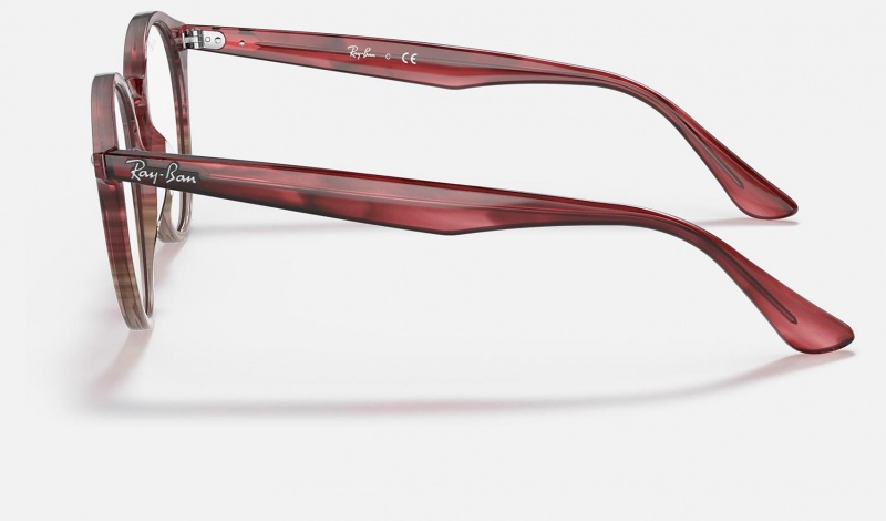 Ray Ban RB2180v Optics Men's Eyeglasses Burgundy | 05813-WLTZ