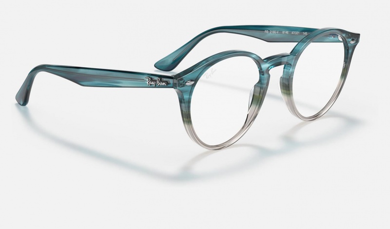 Ray Ban RB2180v Optics Men's Eyeglasses Turquoise | 13084-NYUT