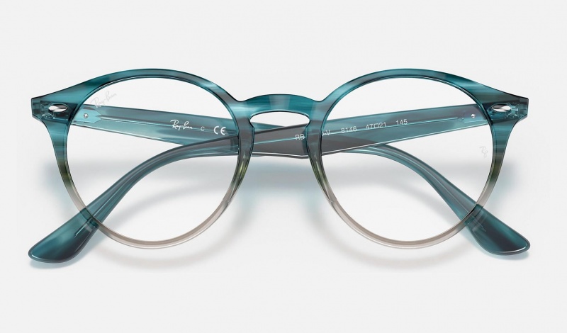 Ray Ban RB2180v Optics Men's Eyeglasses Turquoise | 13084-NYUT