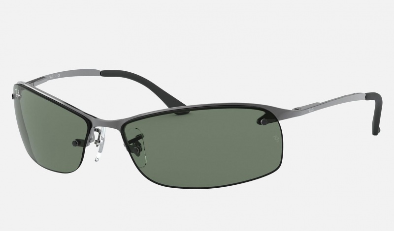 Ray Ban RB3183 Men's Sunglasses Green | 04168-HZJG