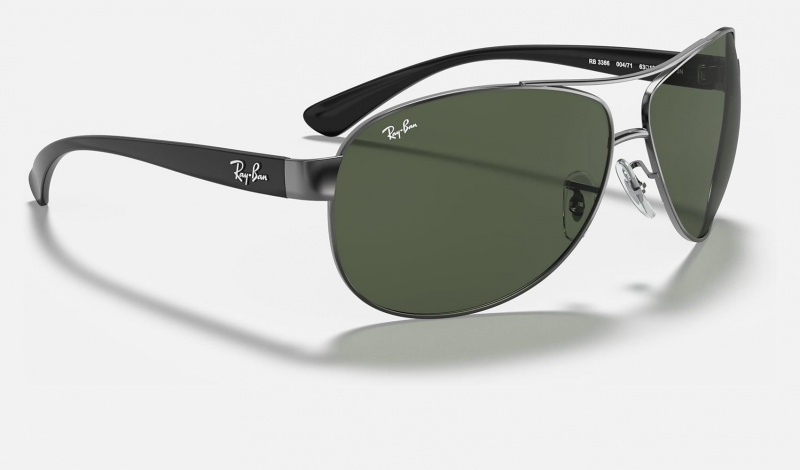 Ray Ban RB3386 Men's Sunglasses Green | 31649-YXJH