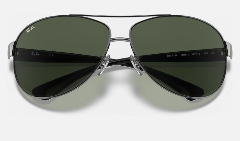 Ray Ban RB3386 Men's Sunglasses Green | 31649-YXJH