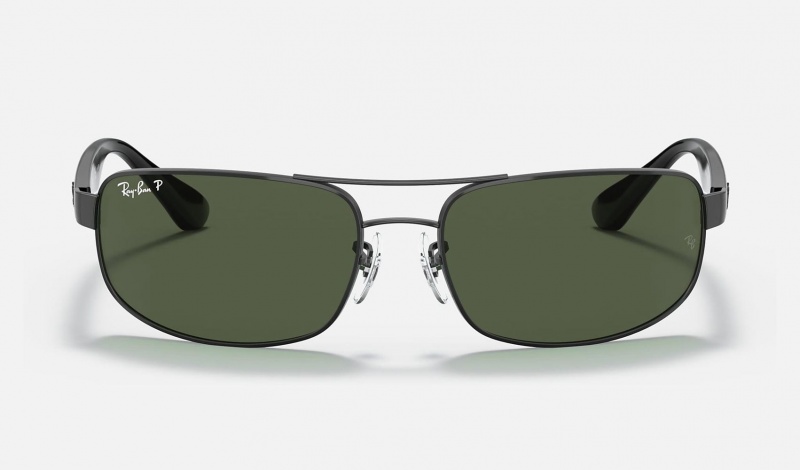 Ray Ban RB3445 Men's Sunglasses Green | 14893-BOLT