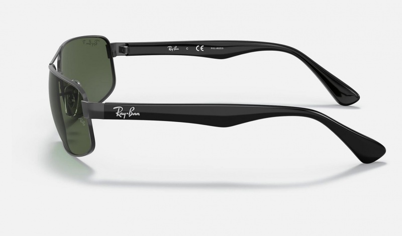 Ray Ban RB3445 Men's Sunglasses Green | 14893-BOLT