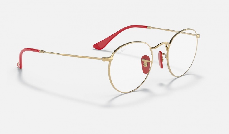 Ray Ban RB3447vm Scuderia Ferrari Collection Women's Eyeglasses Gold | 17680-AKFJ