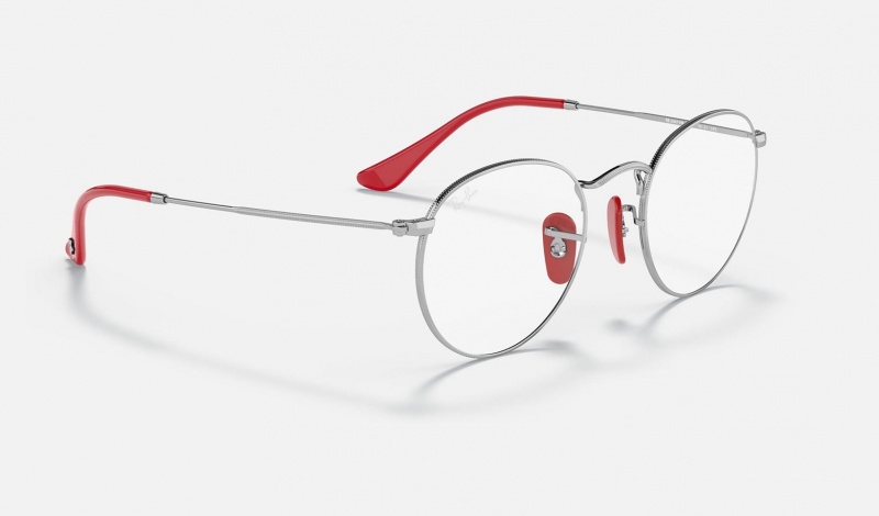 Ray Ban RB3447vm Scuderia Ferrari Collection Men's Eyeglasses Silver | 36275-CLKU