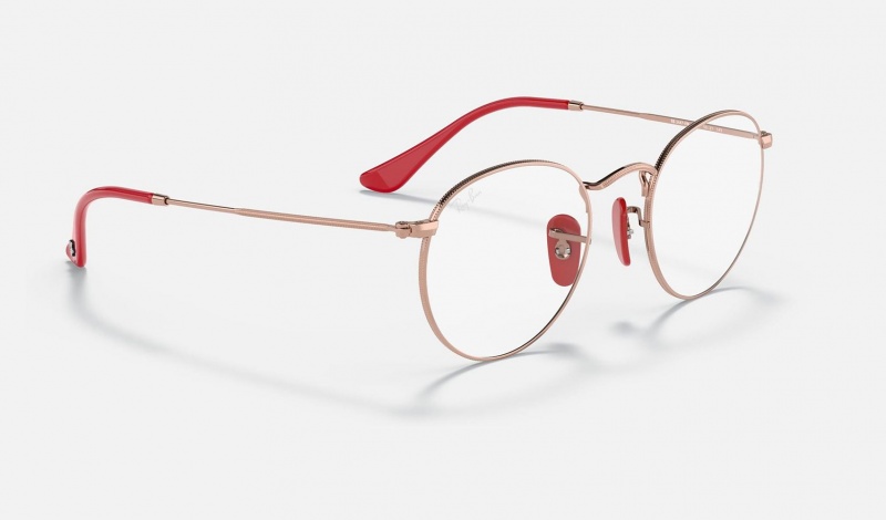 Ray Ban RB3447vm Scuderia Ferrari Collection Men's Eyeglasses Copper | 48397-PKVL