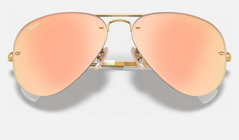 Ray Ban RB3449 Men's Sunglasses Copper | 05624-CFRW