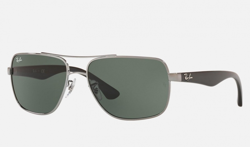 Ray Ban RB3483 Men\'s Sunglasses Green | 48503-PRKX