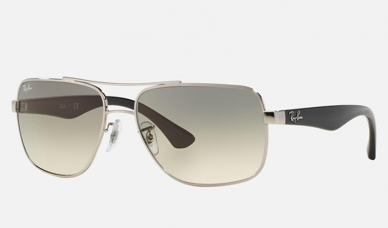 Ray Ban RB3483 Men\'s Sunglasses Grey | 45063-KRTC