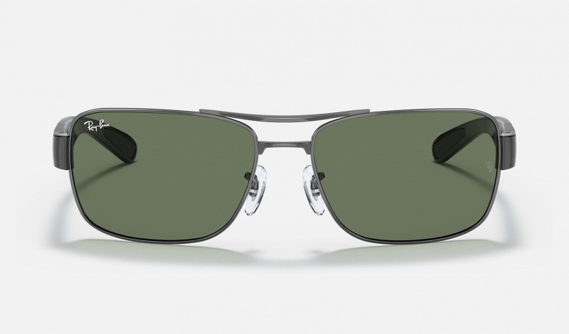 Ray Ban RB3522 Men's Sunglasses Green | 83256-SHAO