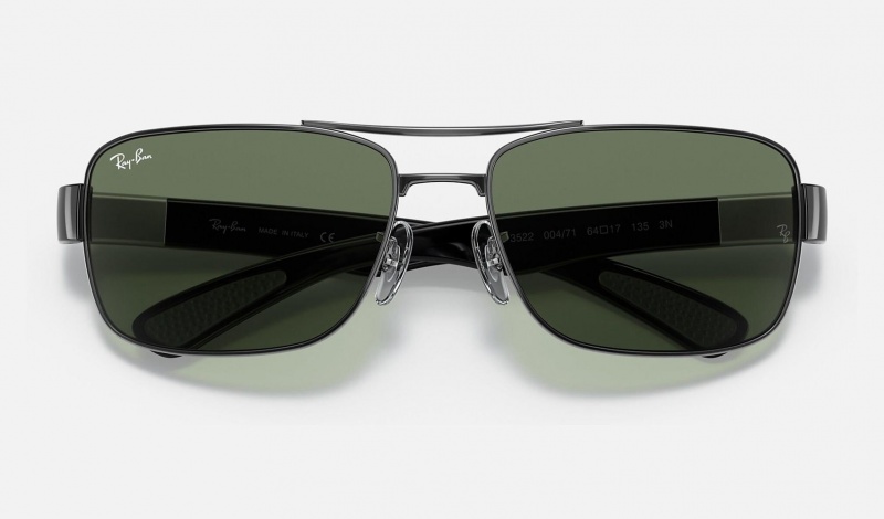 Ray Ban RB3522 Men's Sunglasses Green | 83256-SHAO