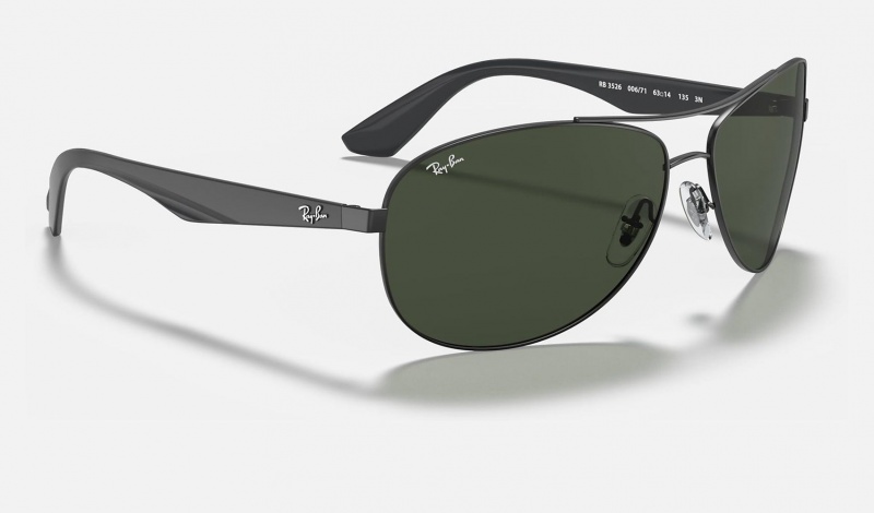 Ray Ban RB3526 Men's Sunglasses Green | 17204-GVNF