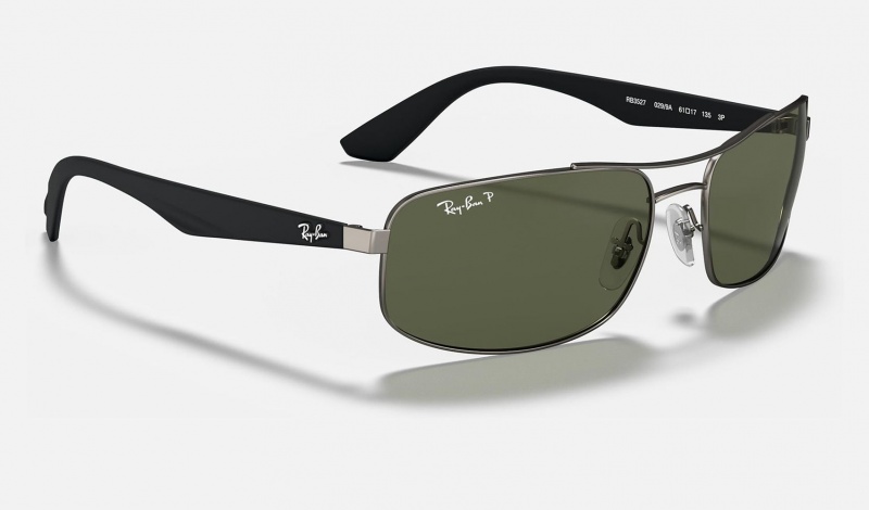 Ray Ban RB3527 Men's Sunglasses Green | 42615-TAXE