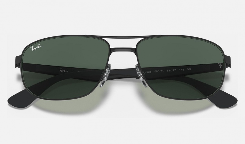 Ray Ban RB3528 Men's Sunglasses Green | 30756-QUVZ