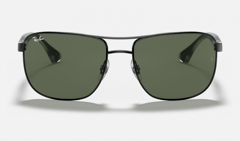 Ray Ban RB3533 Men's Sunglasses Green | 05846-NRJL