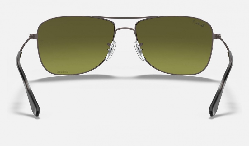 Ray Ban RB3543 Chromance Men's Sunglasses Green | 12975-VNTJ