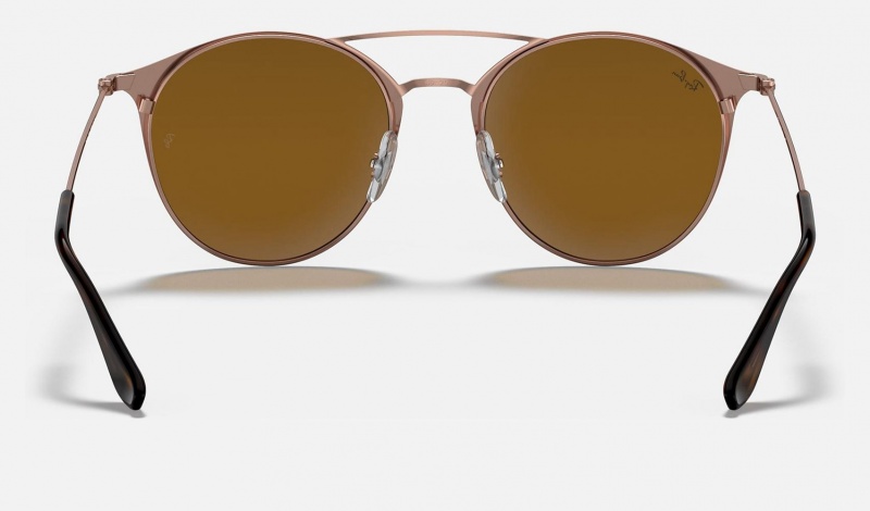 Ray Ban RB3546 Men's Sunglasses Brown | 39521-RWSC