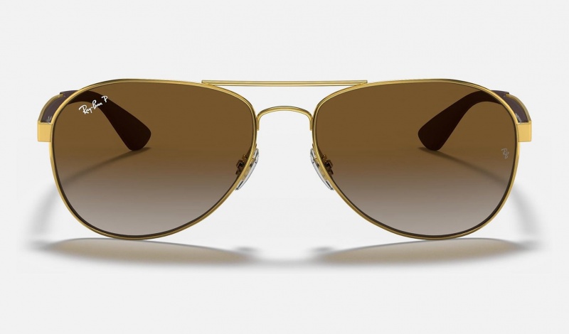 Ray Ban RB3549 Men's Sunglasses Brown | 69358-VIXO