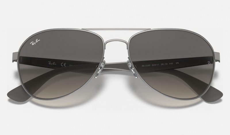 Ray Ban RB3549 Men's Sunglasses Grey | 51923-PVIW